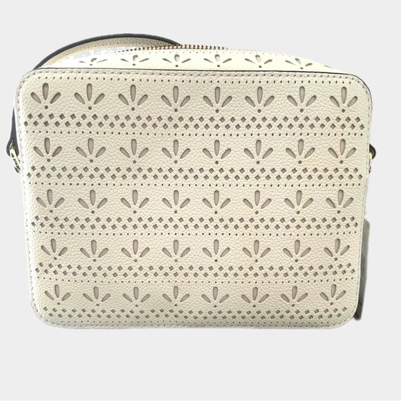 NWT Kate Spade White Eyelet Hayes Perf Camera Bag - Picture 3 of 10